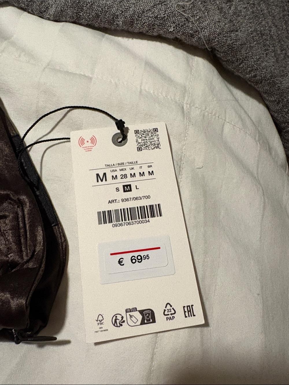 Zara Metallic Brown Maxi Skirt - Picture 4 of 4